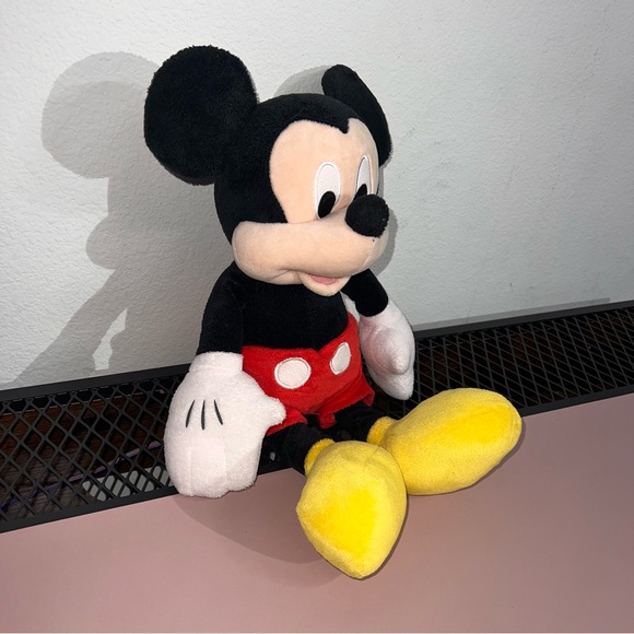 Mickey Mouse Plush Doll Disney Store Original 14-15” Excellent Condition - Picture 3 of 12
